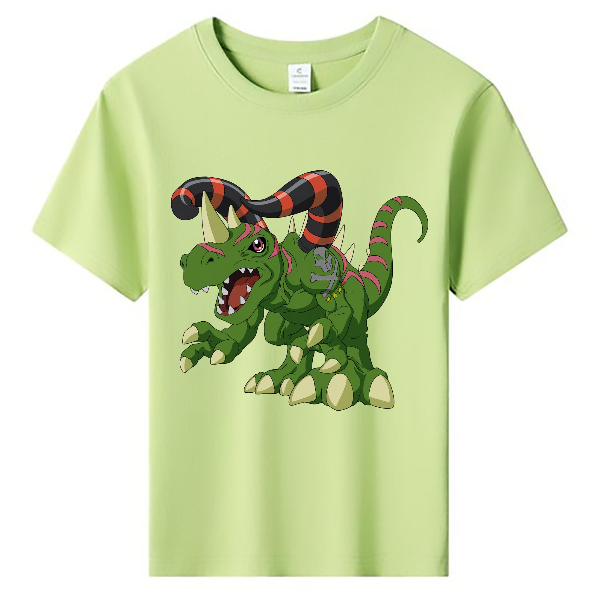 （画像用） Digimon デジタルモンスター/デジモン 綿100％キッズTシャツ（フロントプリント）